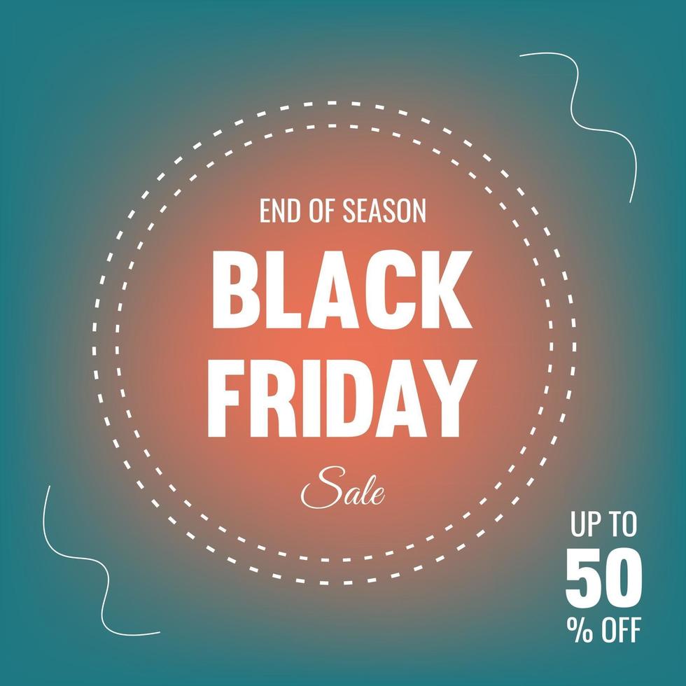 Black Friday sale banner for your product promotion vector