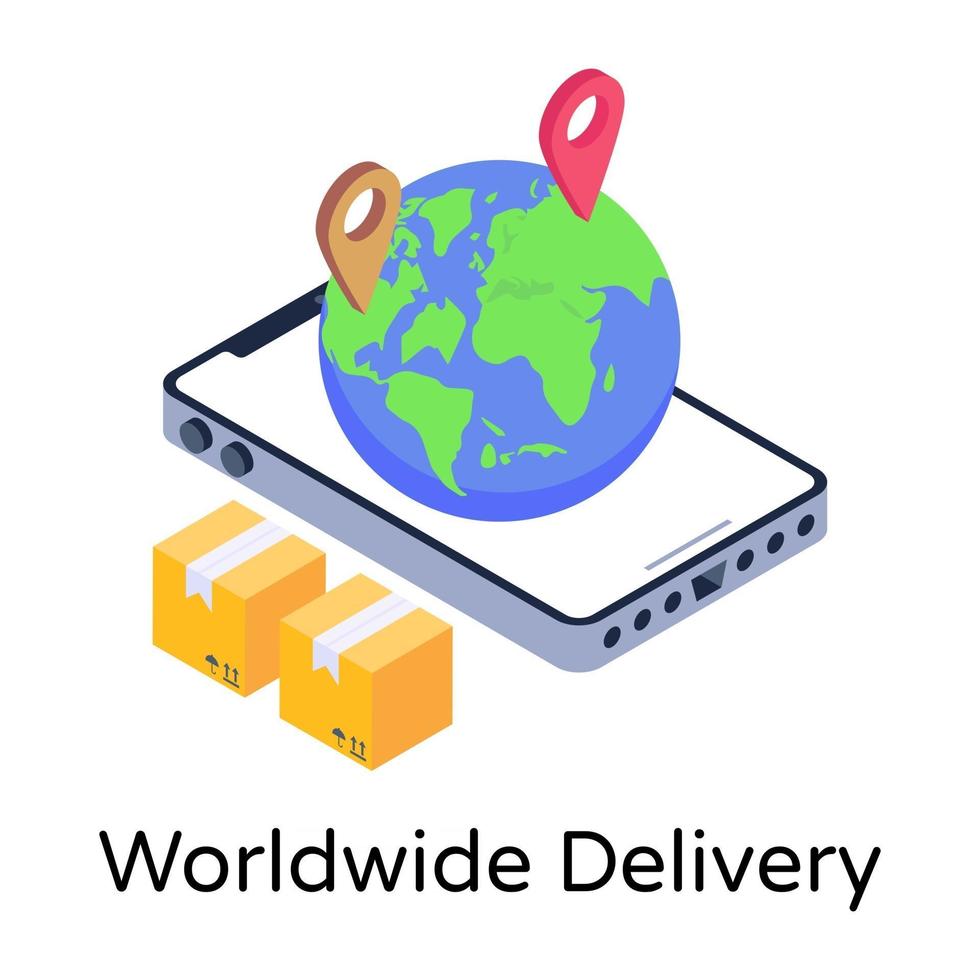 World wide Delivery vector