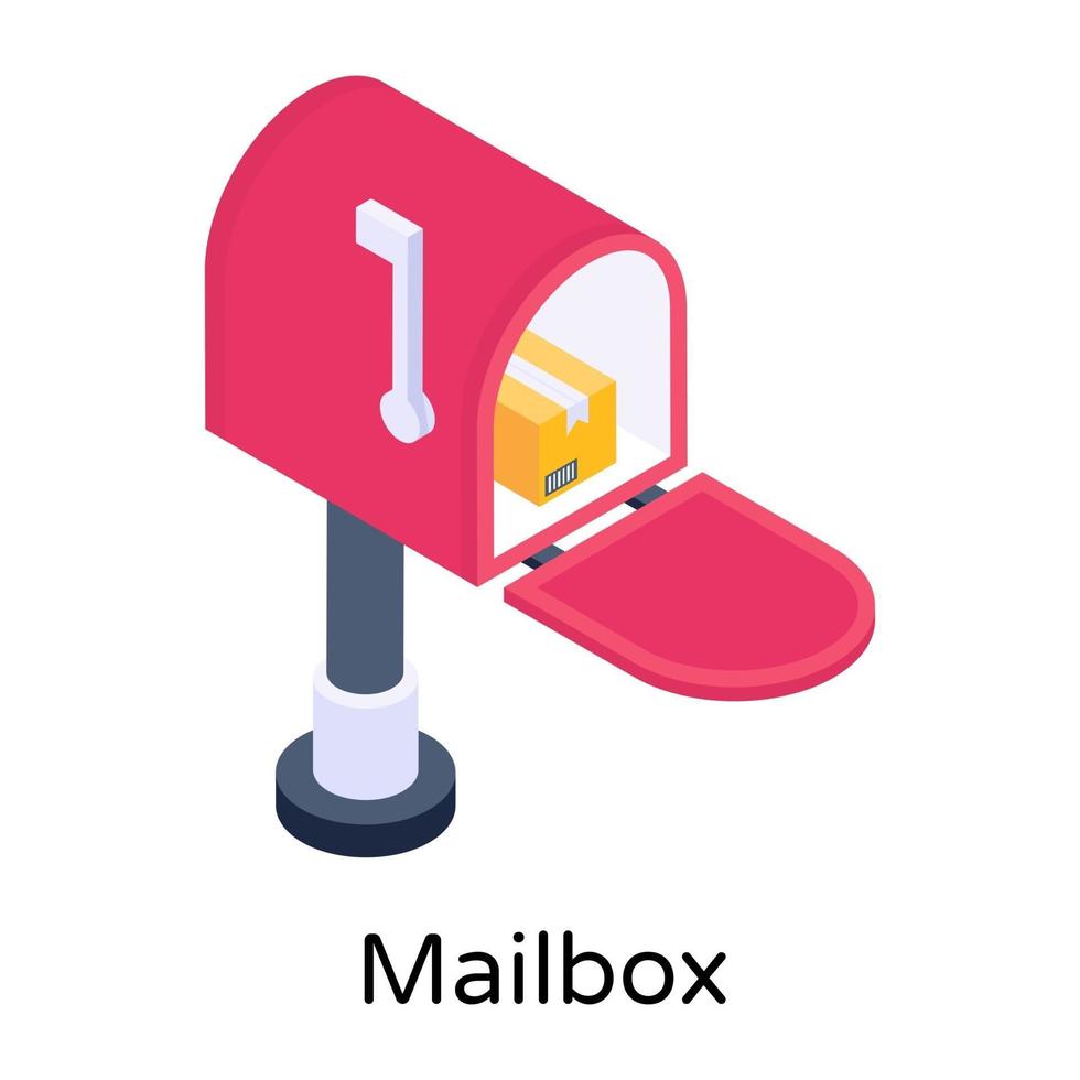 Mailbox and Postal vector