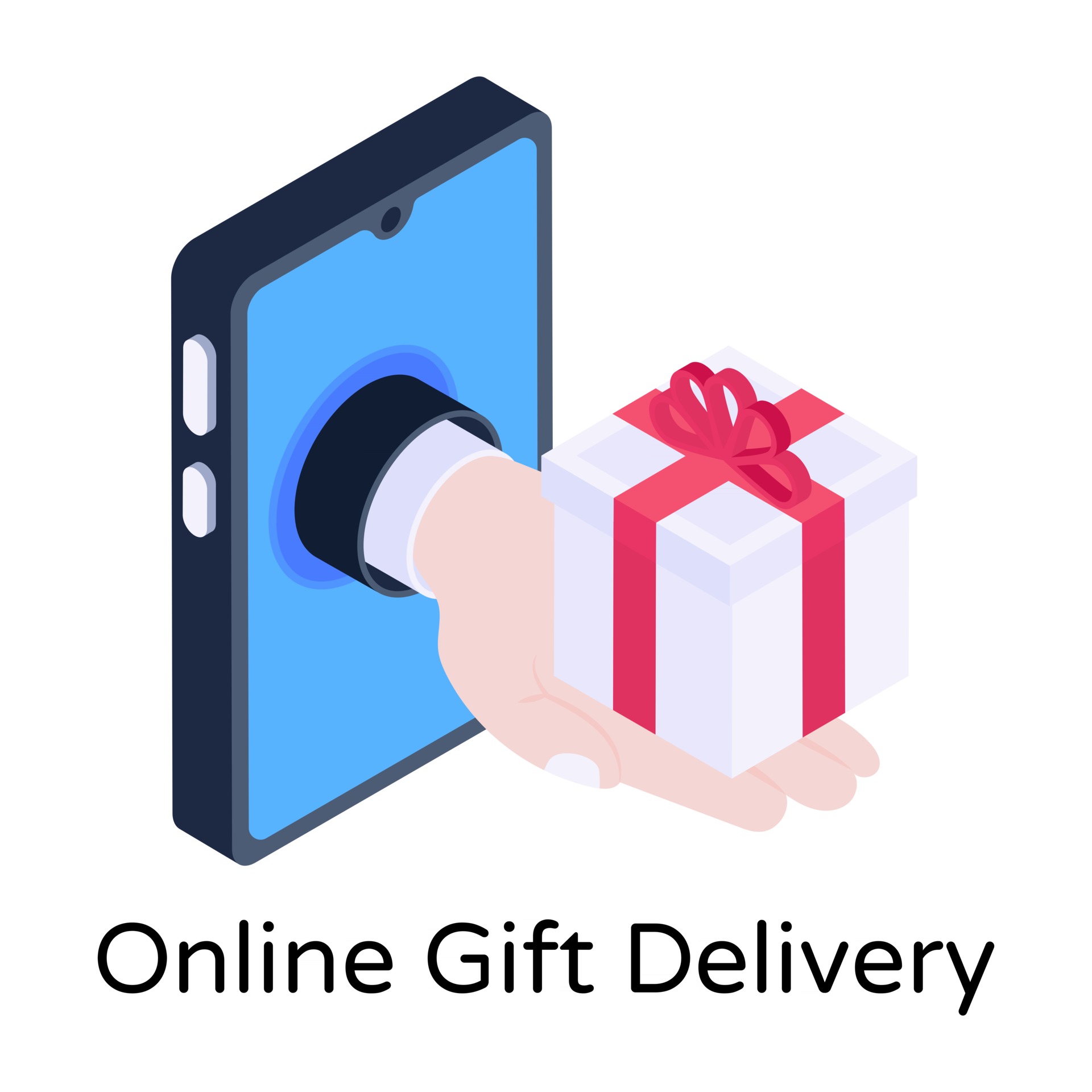 Online Gift Delivery 3002348 Vector Art at Vecteezy