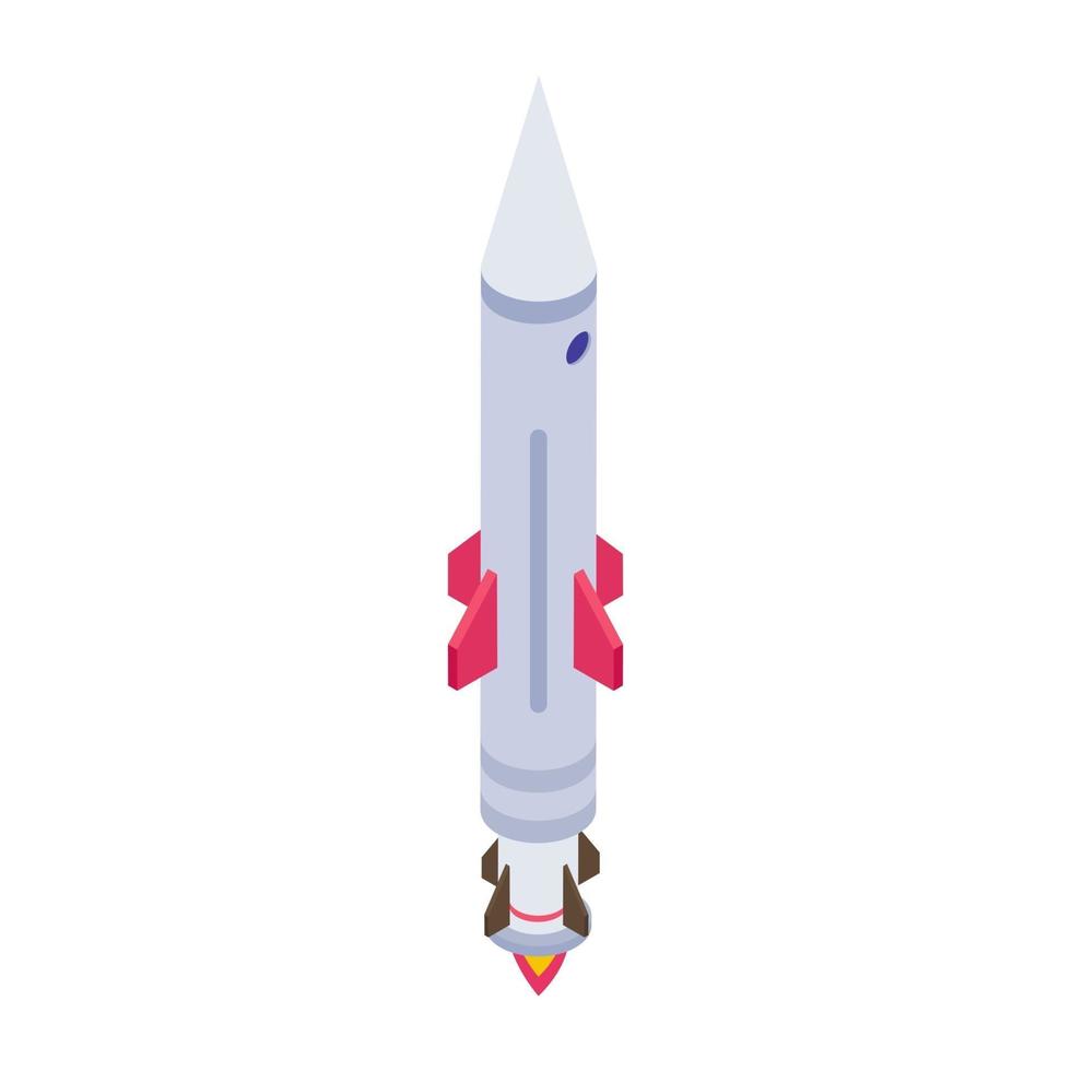 lanzamiento de misiles y cohetes vector