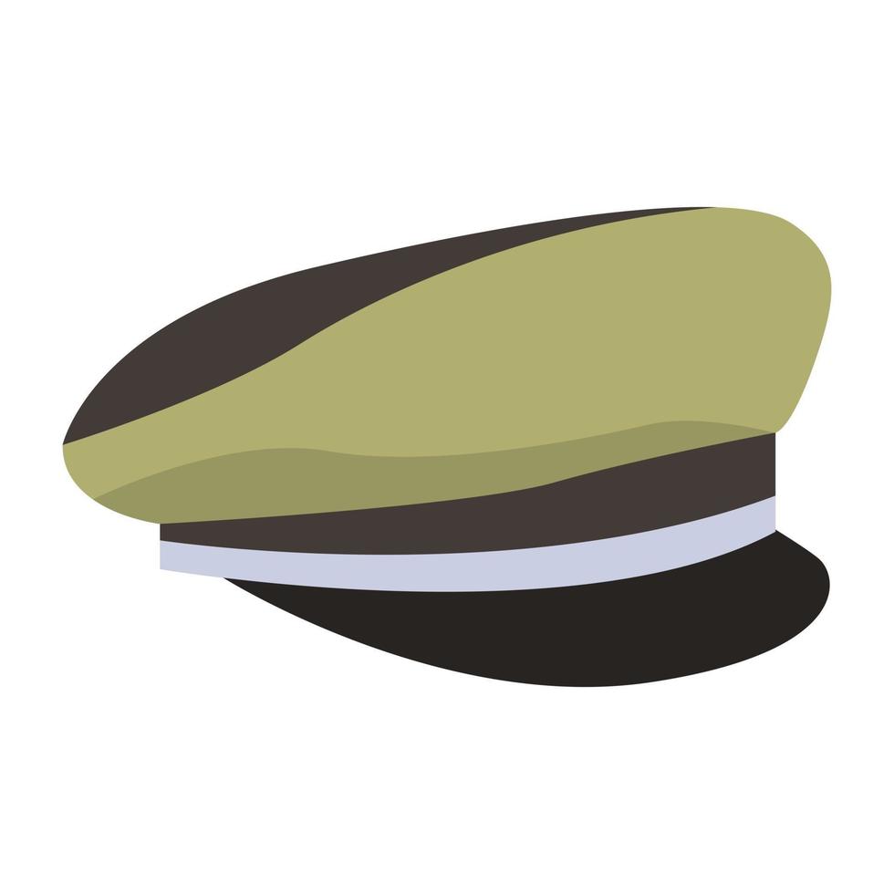 Military and soldier  Cap vector