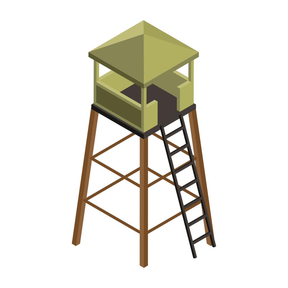 Guard and Lookout Tower vector