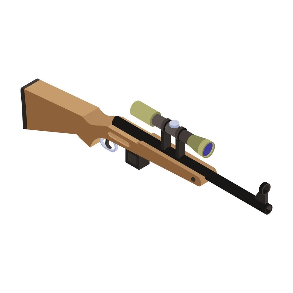 Rifle Gun and weapon vector