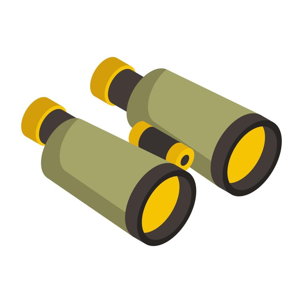 Binoculars and Glasses vector