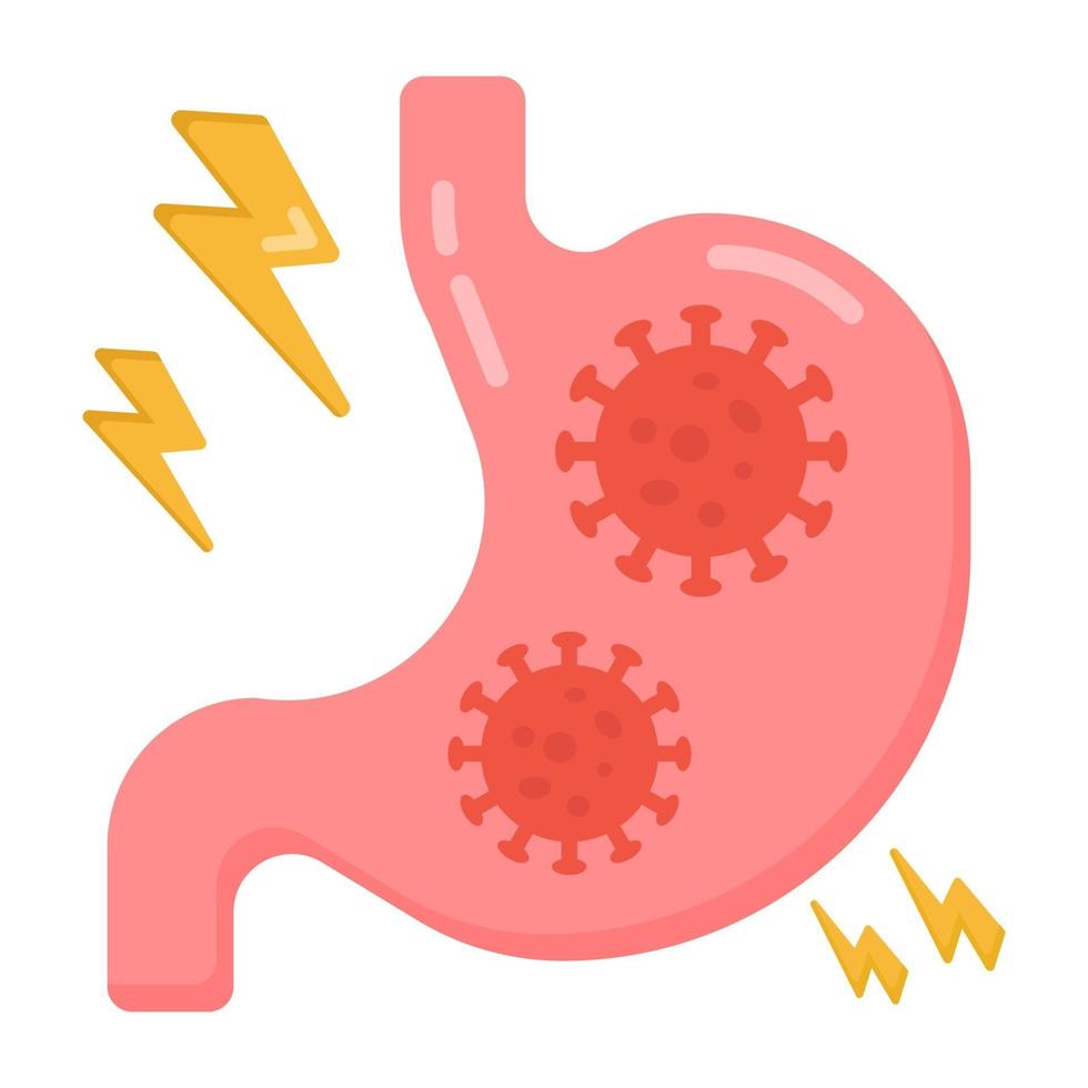 Gastritis and Stomach vector
