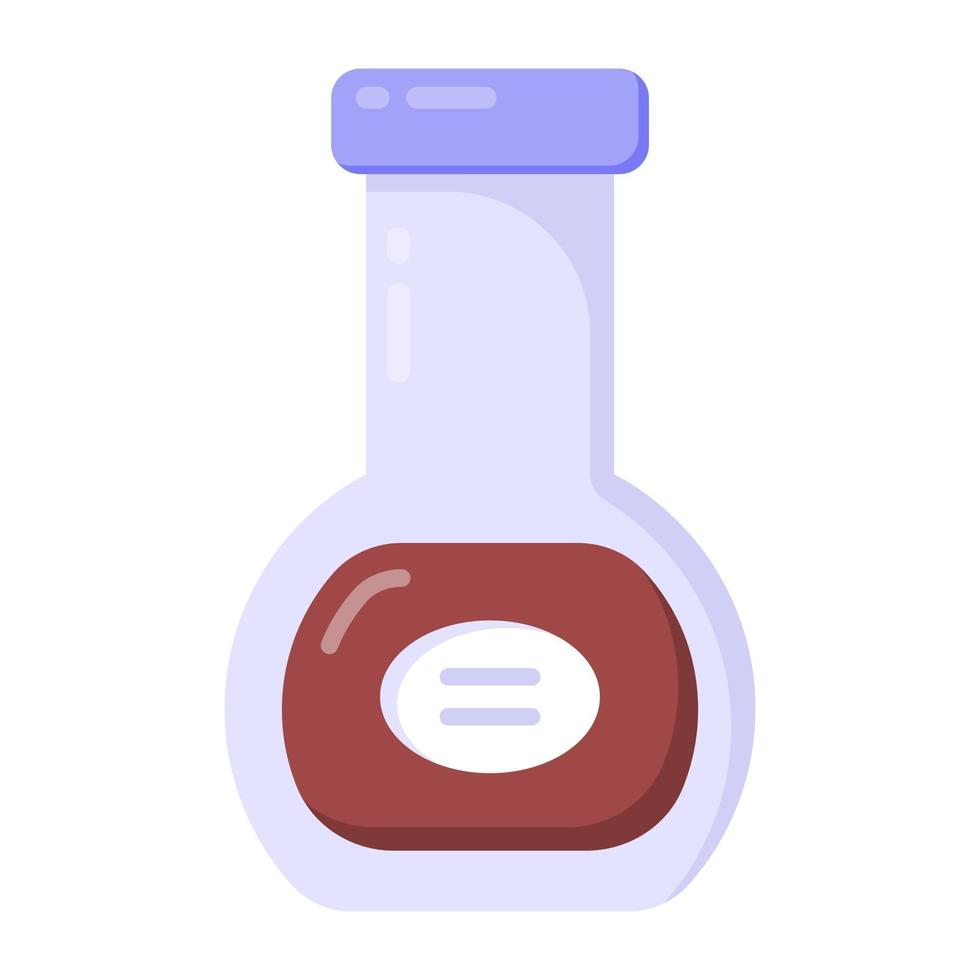 Chemical  and Conical Flask vector