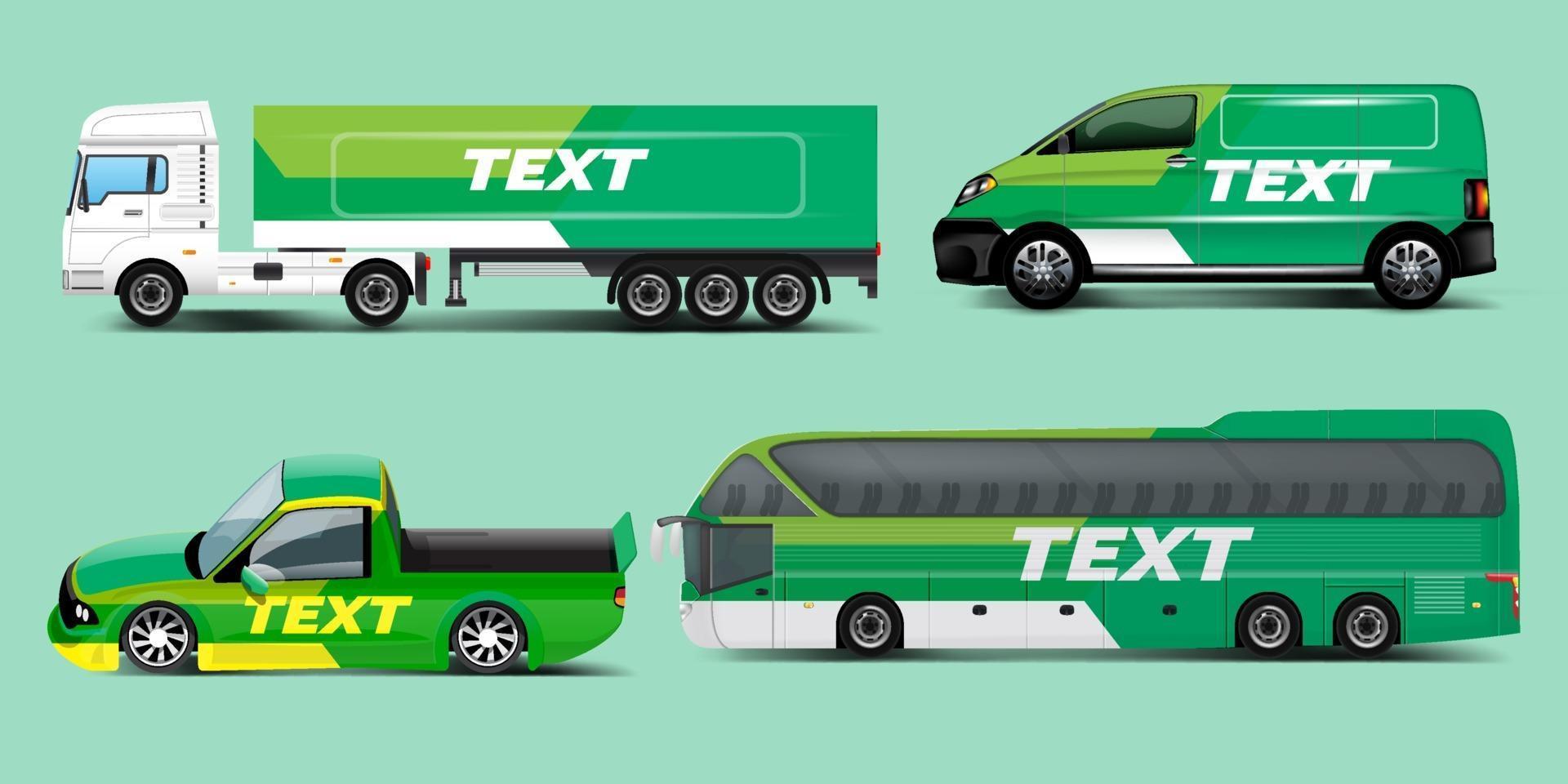 Vector car identity template design set. Branding mock up