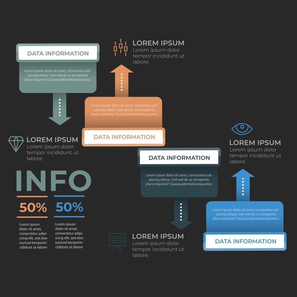 professional infographic design vector