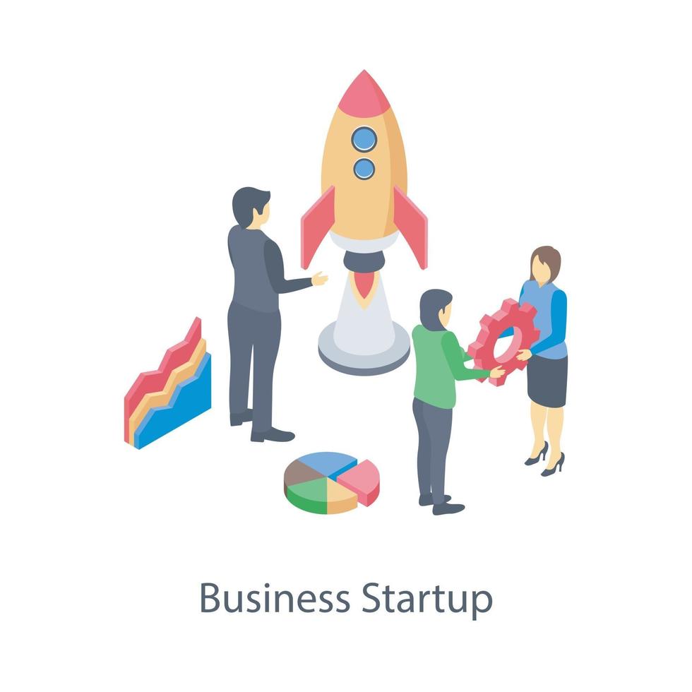 Business Start Up vector