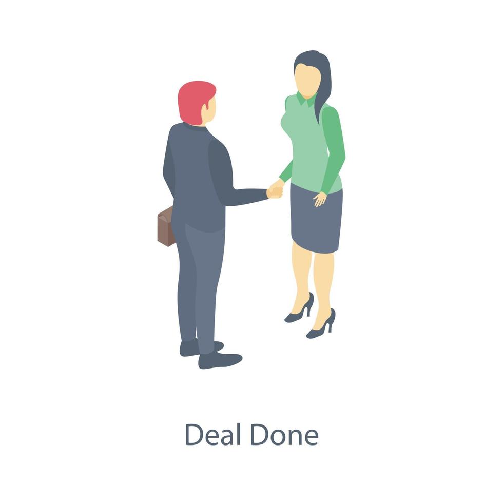 Business Handshake Concepts vector