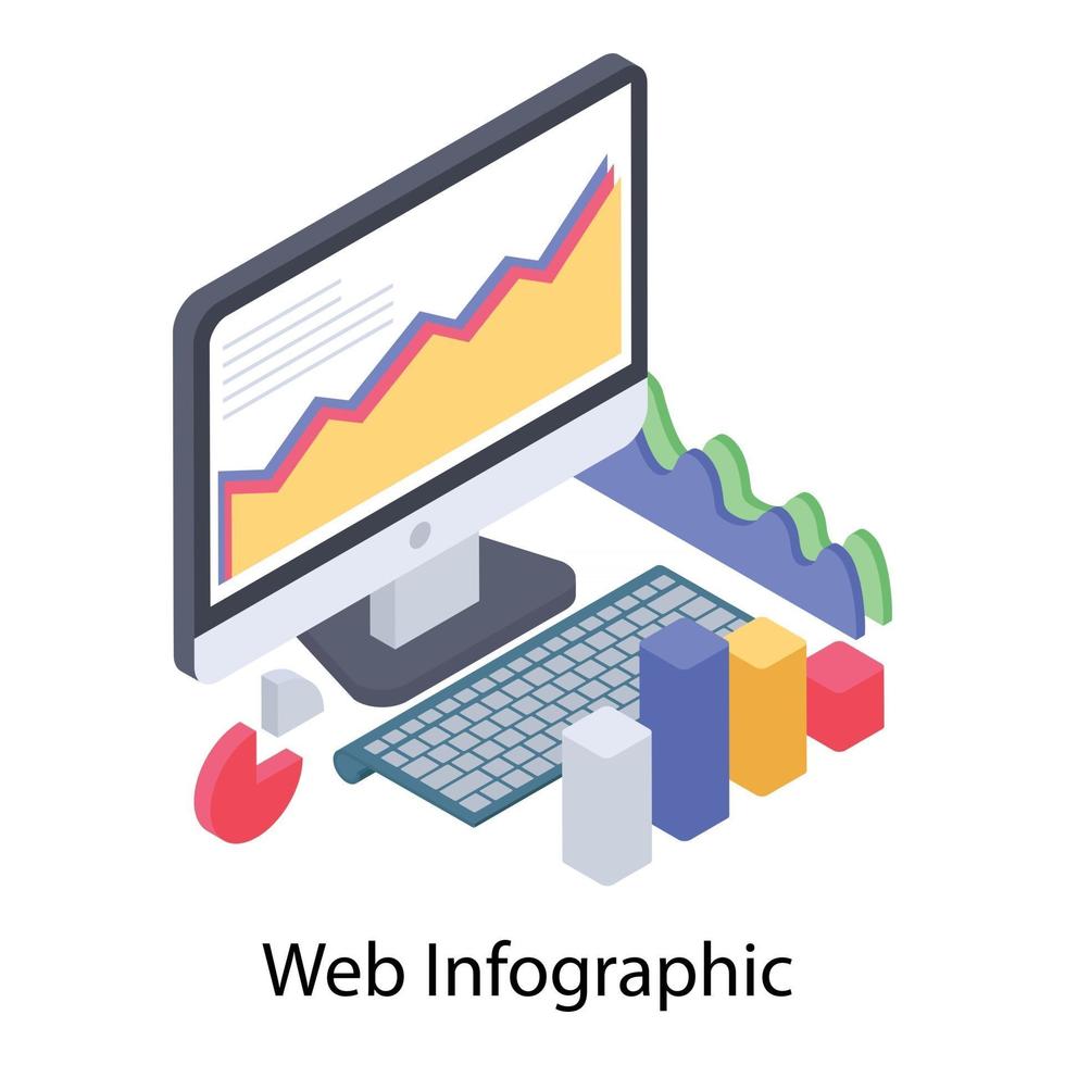 Web Infographic Concepts vector