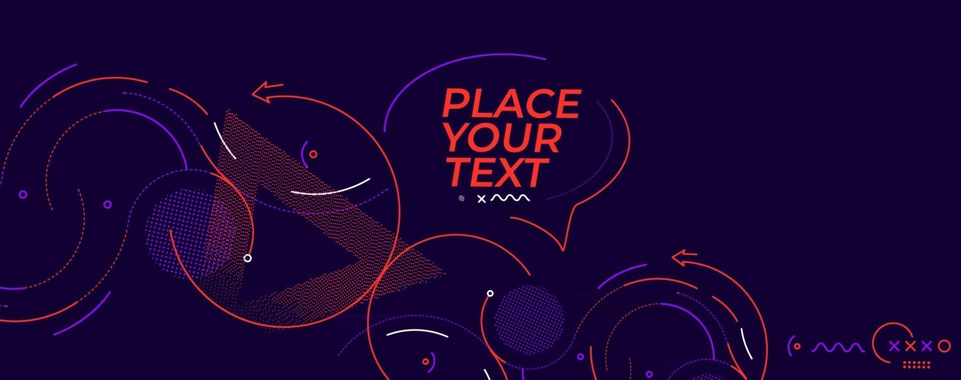 Abstract colorful pattern design and background. vector
