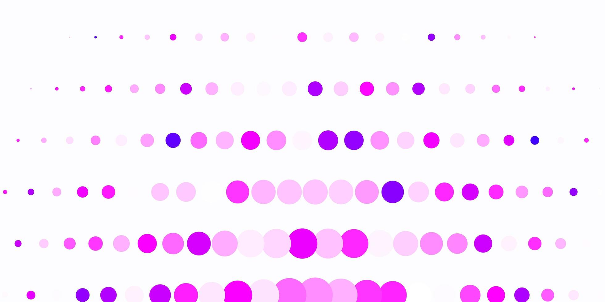 diseño de vector rosa claro con círculos.