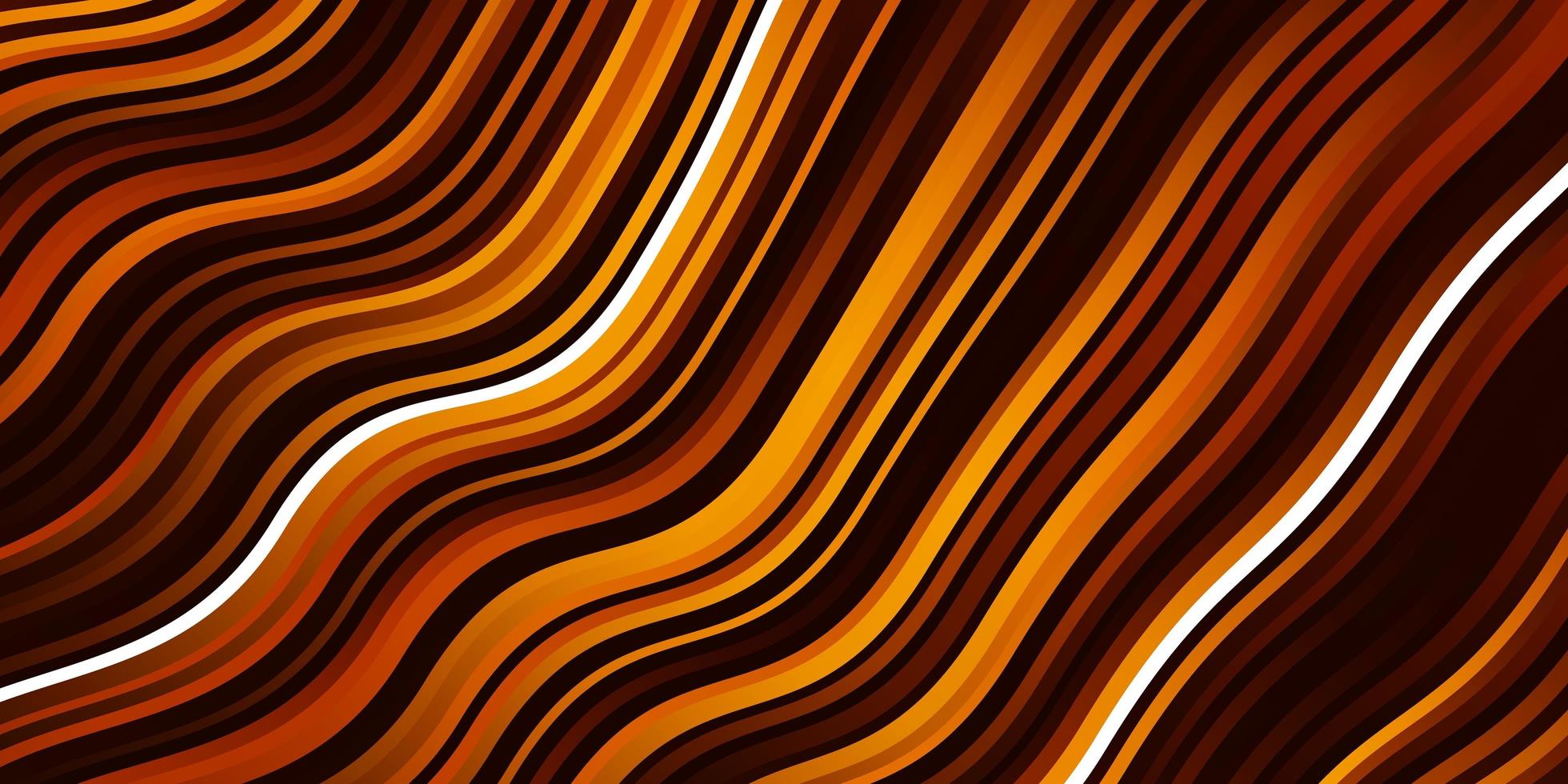 Dark Orange vector layout with wry lines.