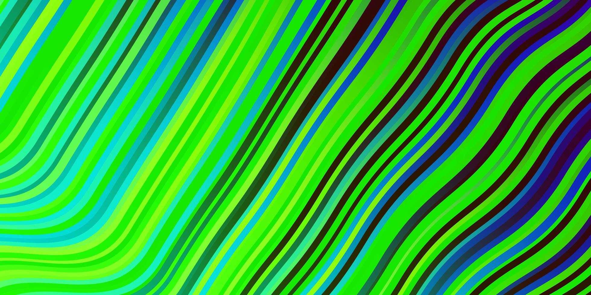 Dark Multicolor vector background with lines.