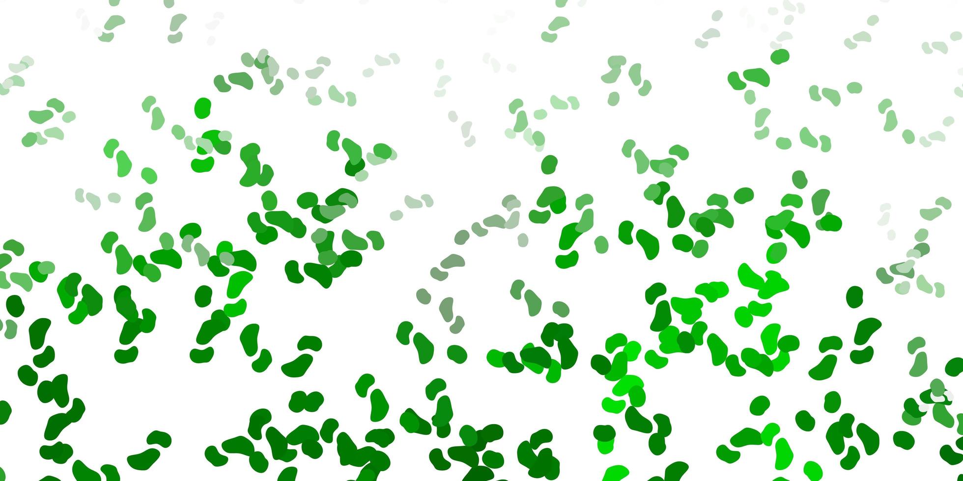 Light green vector background with random forms.