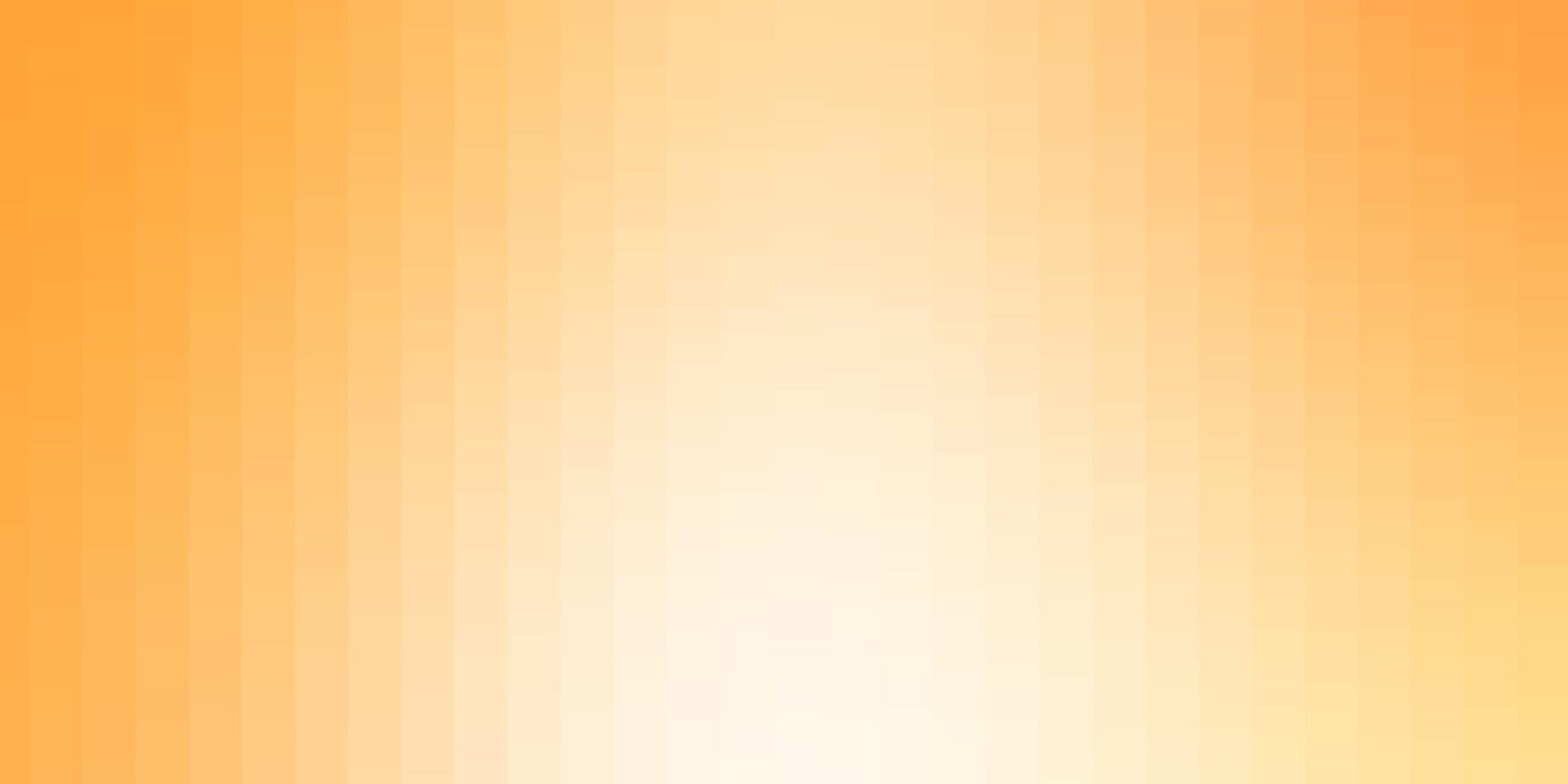 textura de vector naranja claro en estilo rectangular.