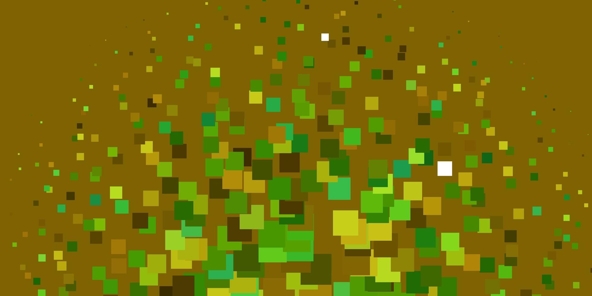Light Green, Yellow vector texture in rectangular style.