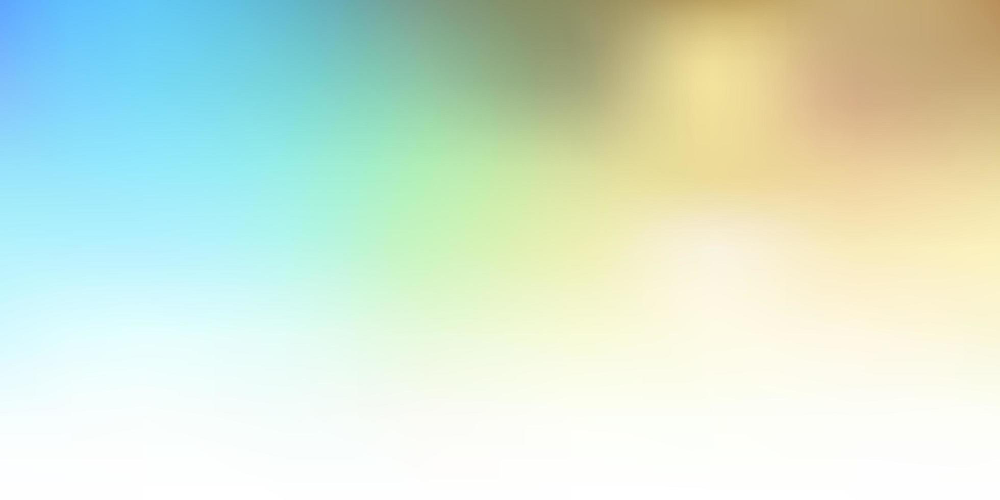 Light blue, yellow vector abstract blur drawing.