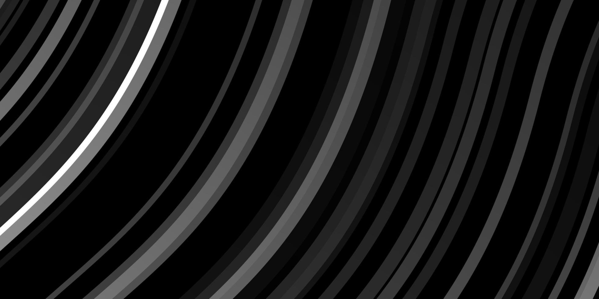 Dark Gray vector texture with wry lines.