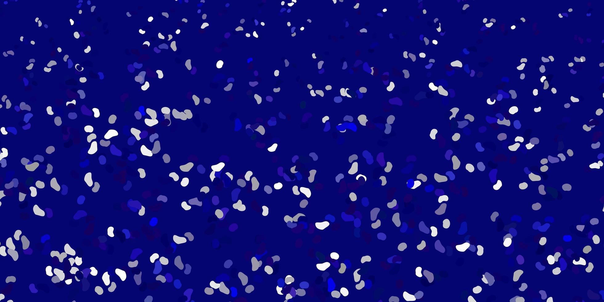 Light blue vector texture with memphis shapes.