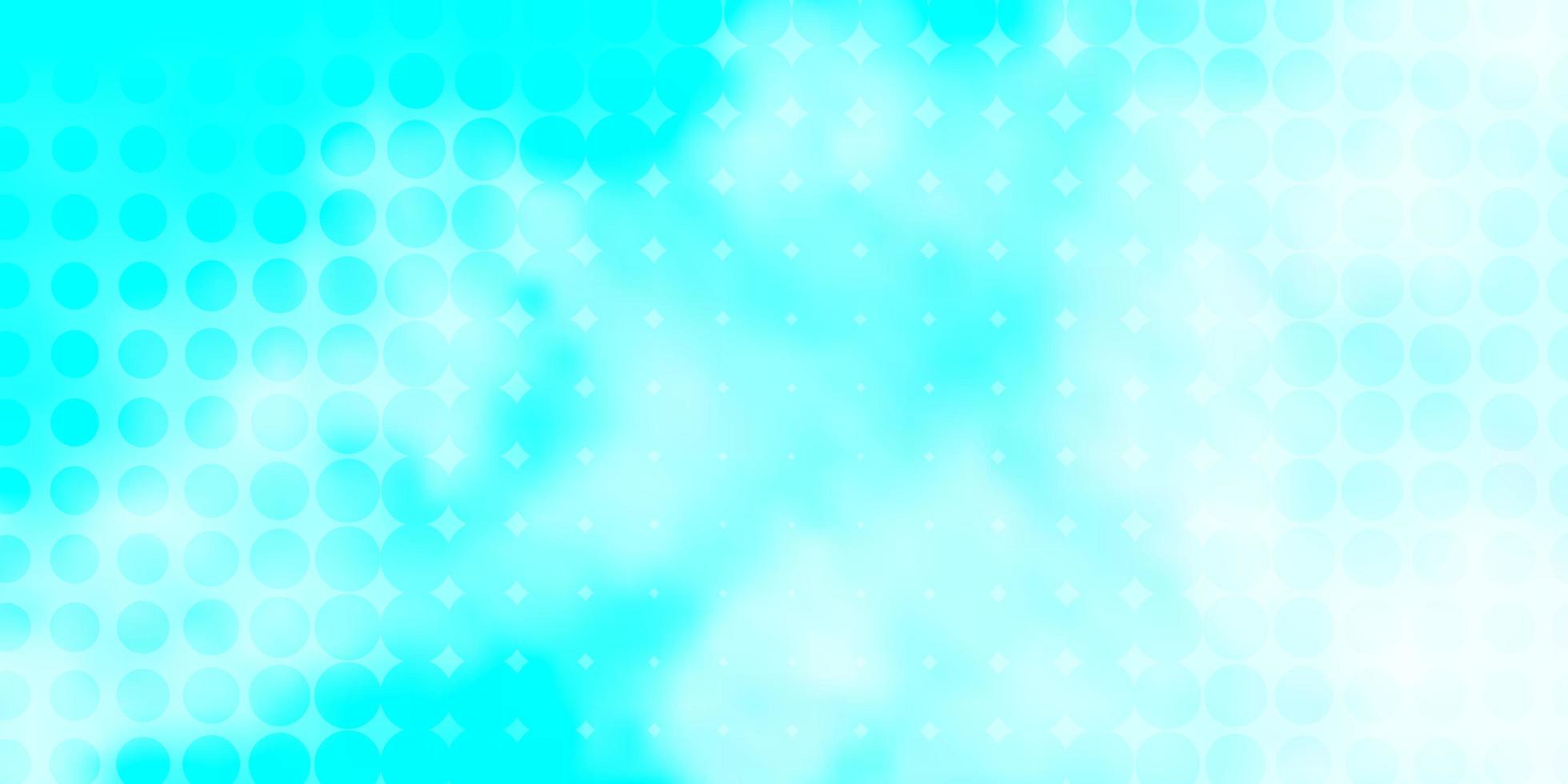 Light BLUE vector background with circles.