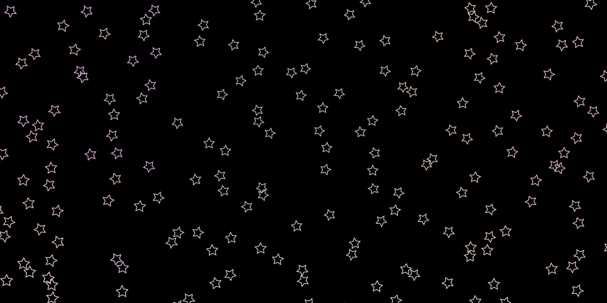 Dark Multicolor vector texture with beautiful stars.