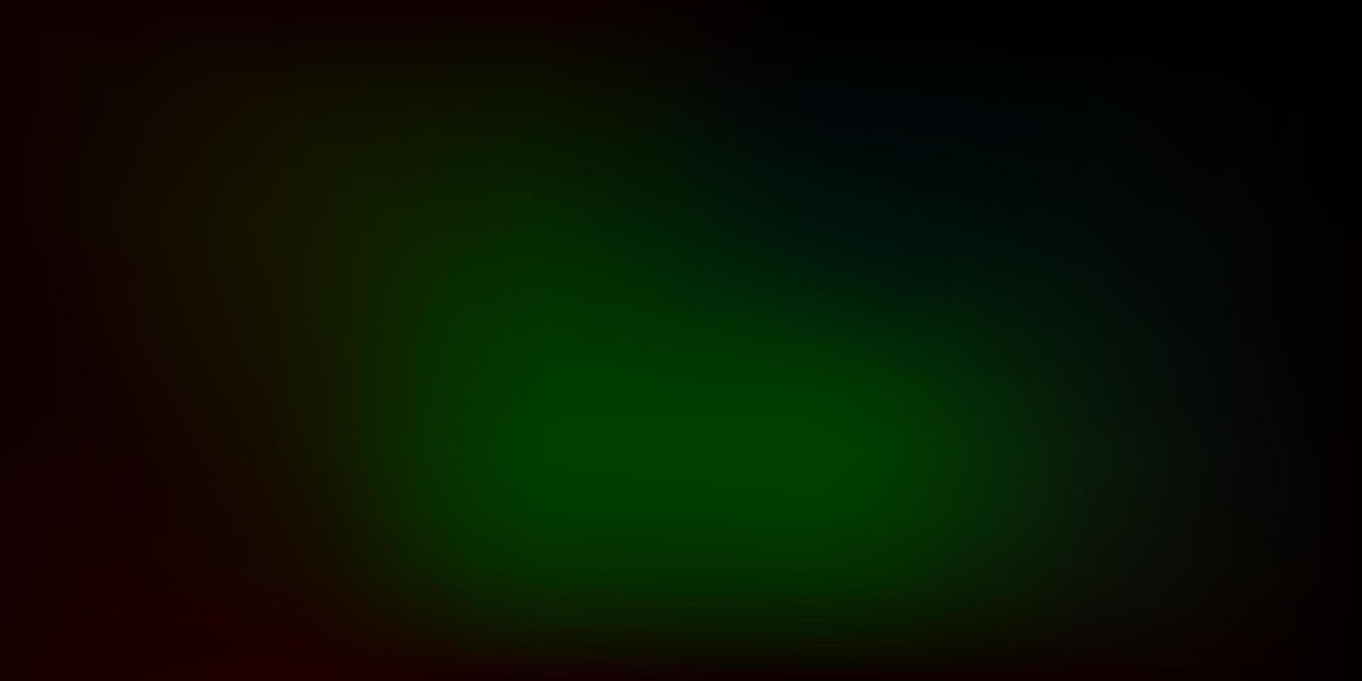 Dark Green vector blur background.