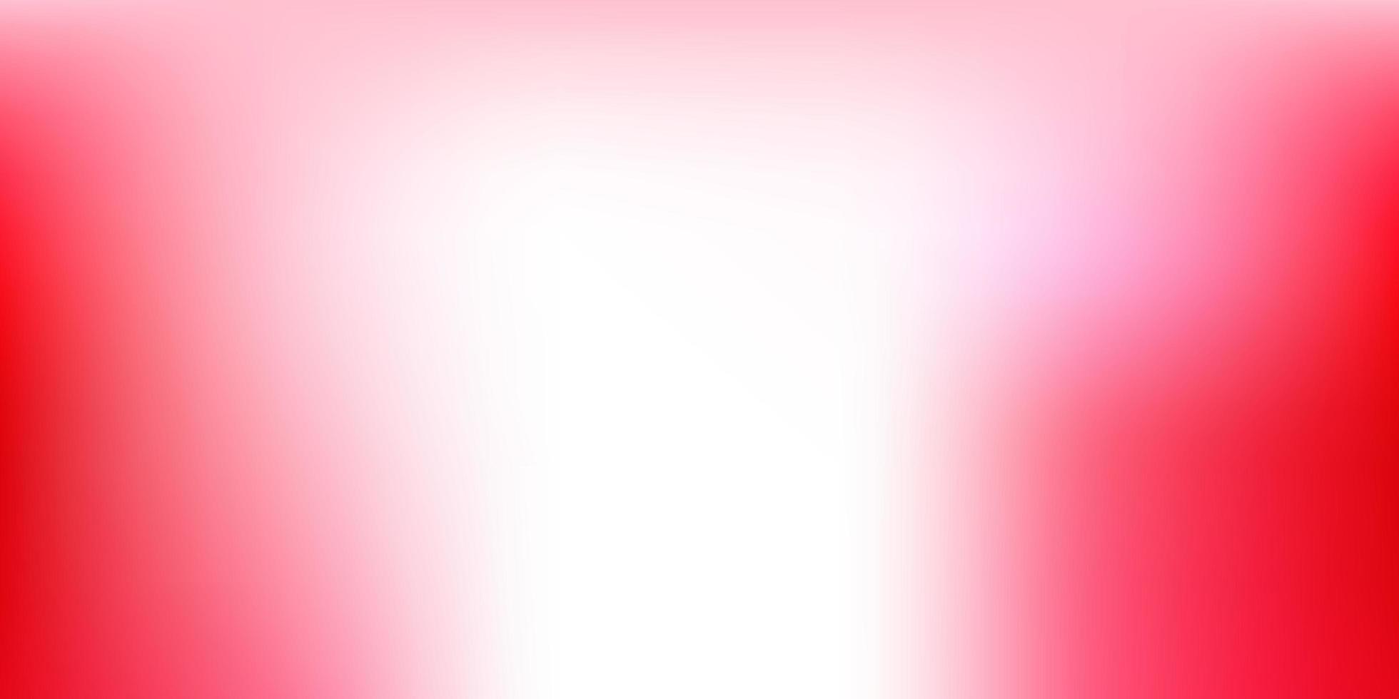 diseño de desenfoque abstracto de vector rosa claro, rojo.