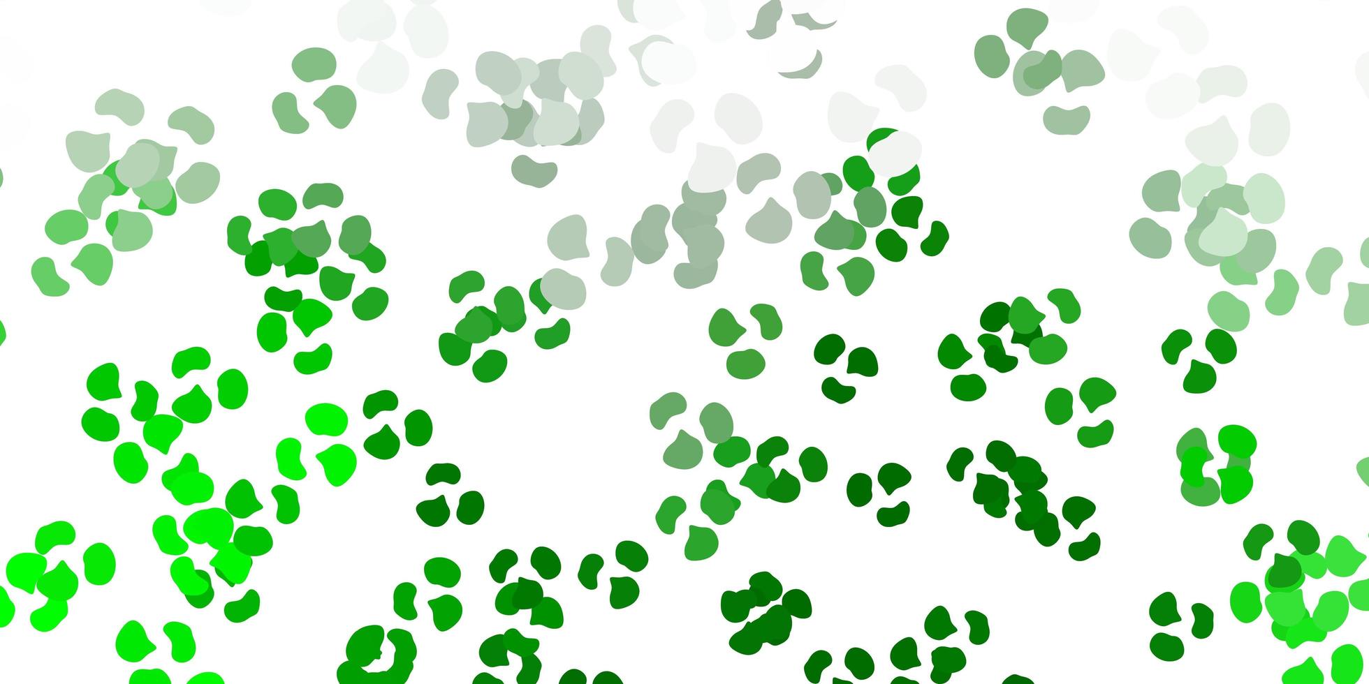 Light green vector background with random forms.