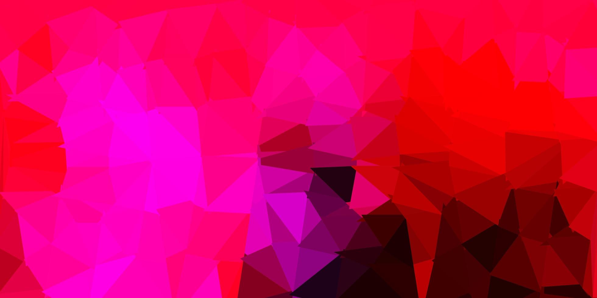 Dark purple, pink vector poly triangle texture.