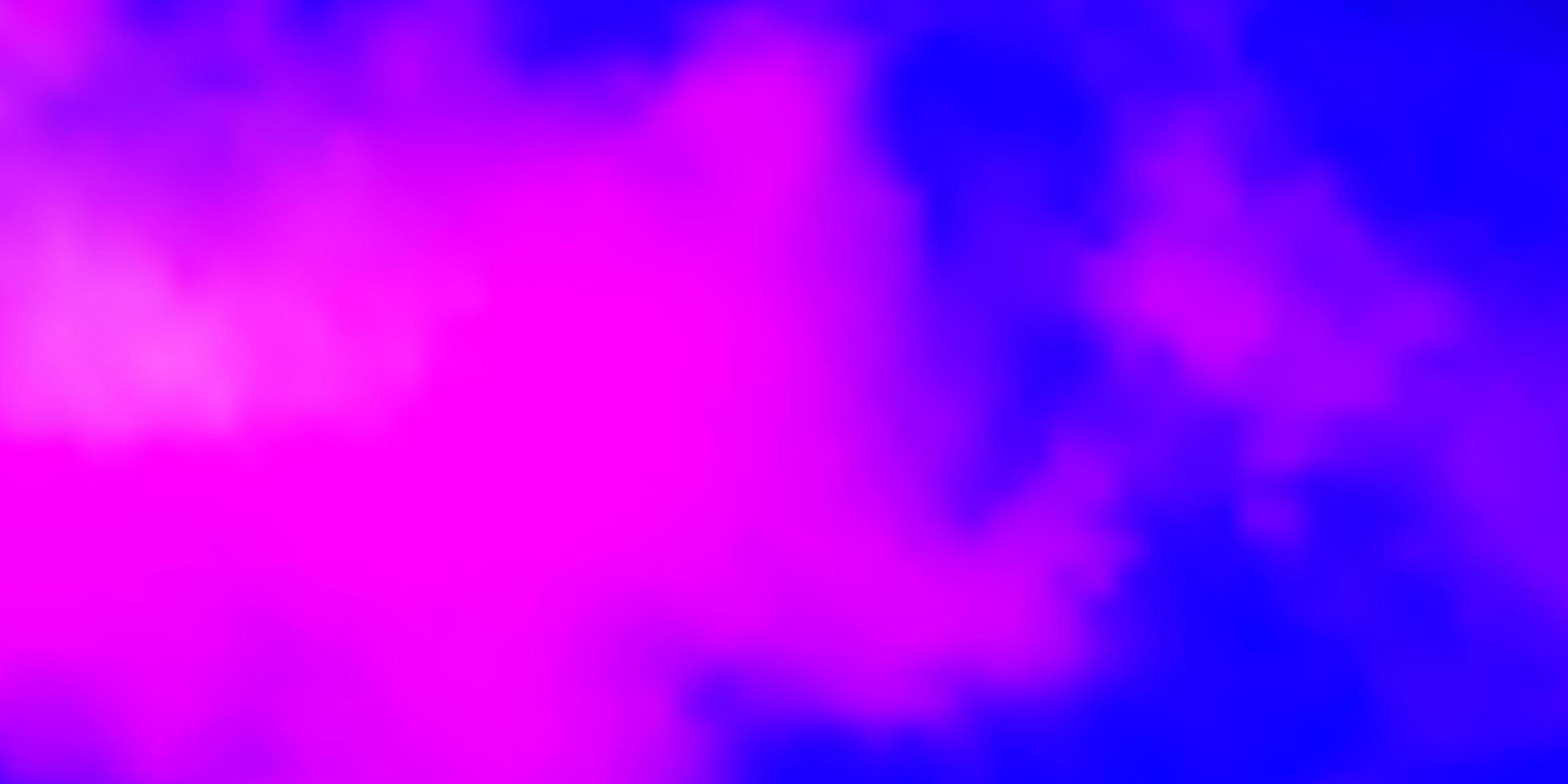 Light Purple, Pink vector texture with cloudy sky.