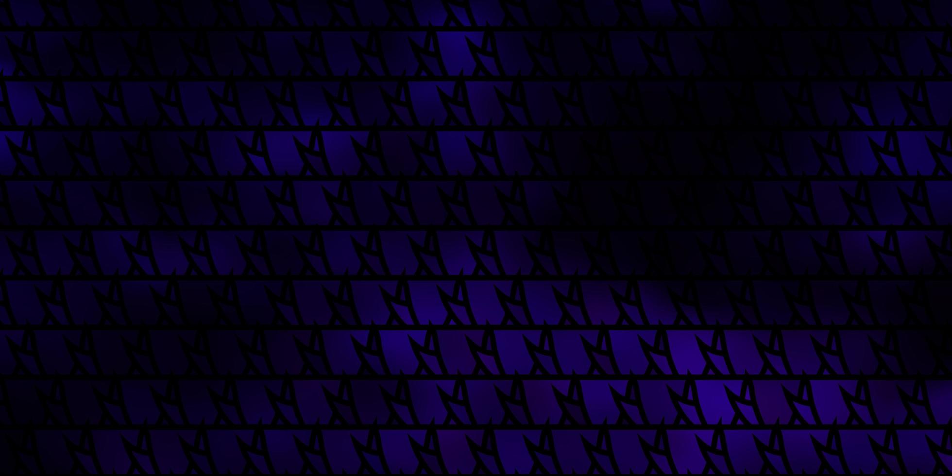 Dark Purple vector texture with triangular style.