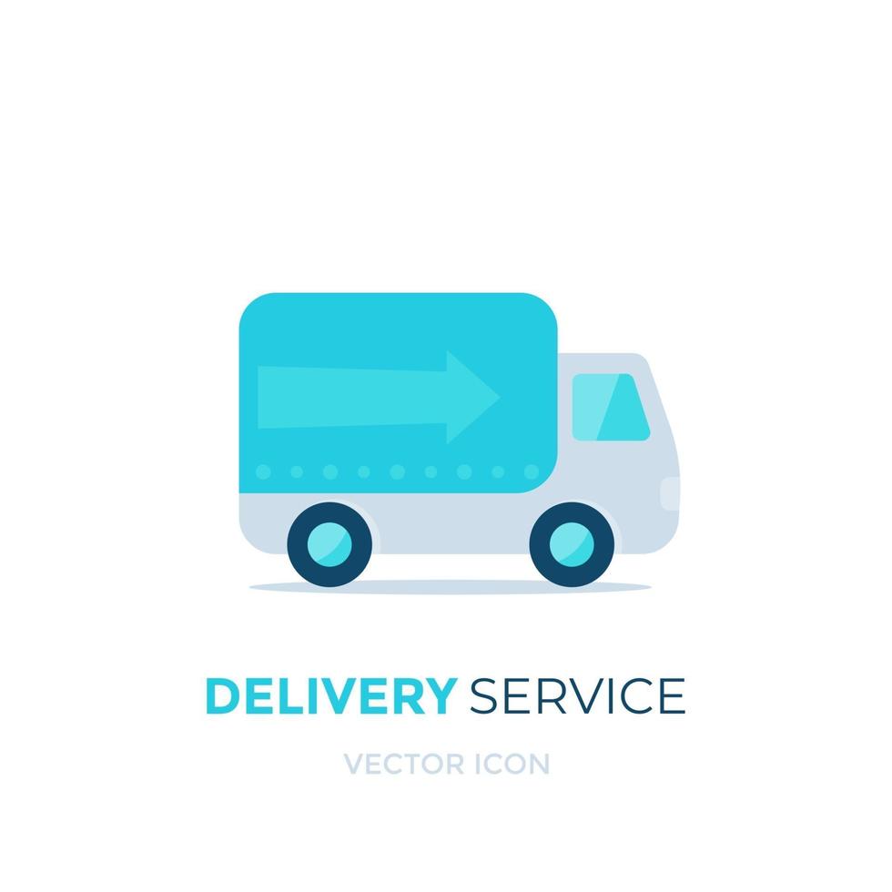 delivery service icon vector