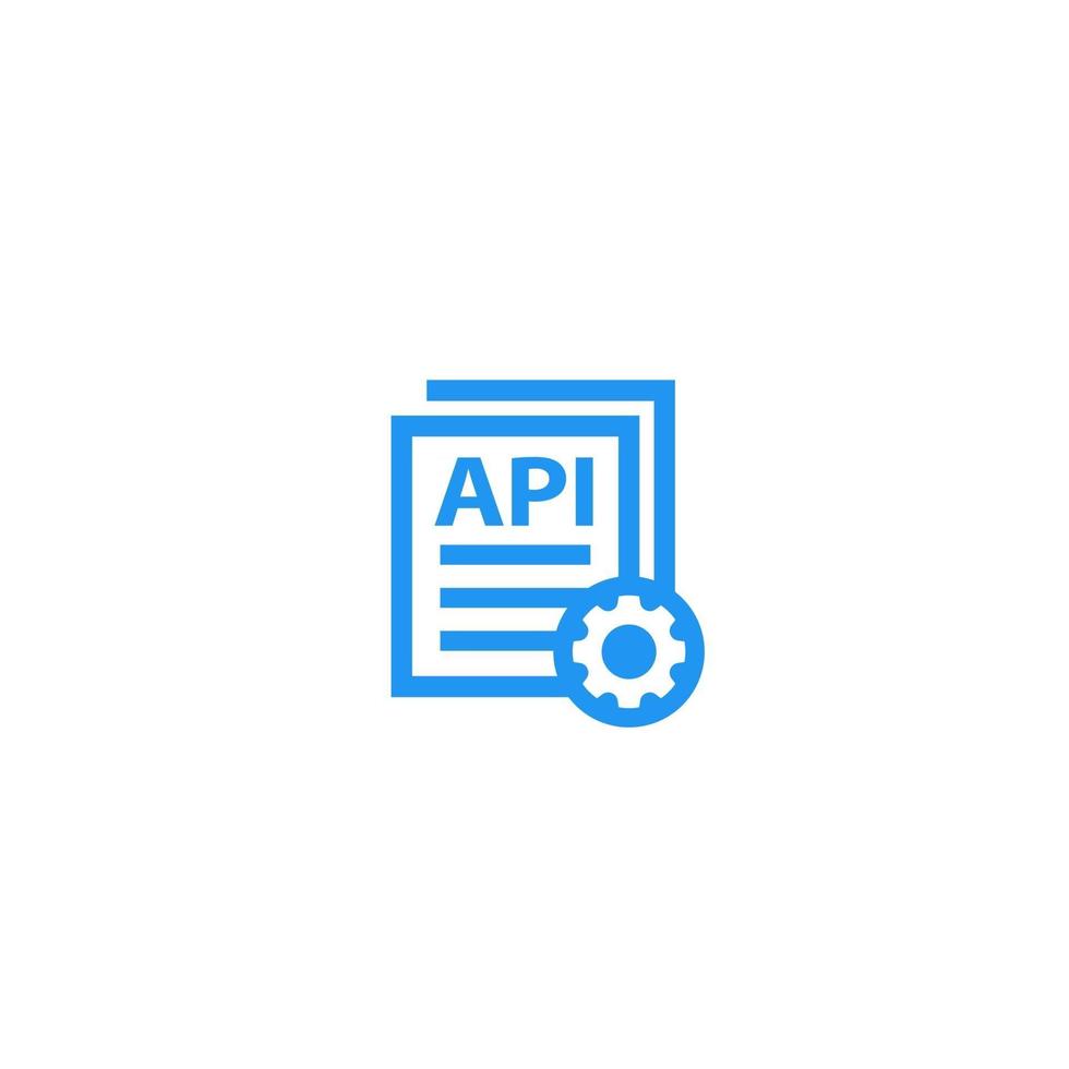 API vector icon