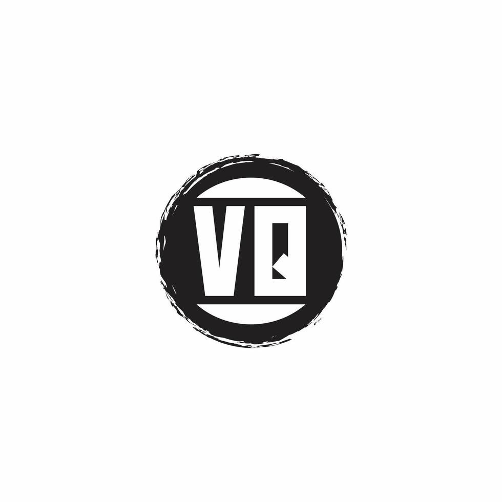Logo monogram design template vector
