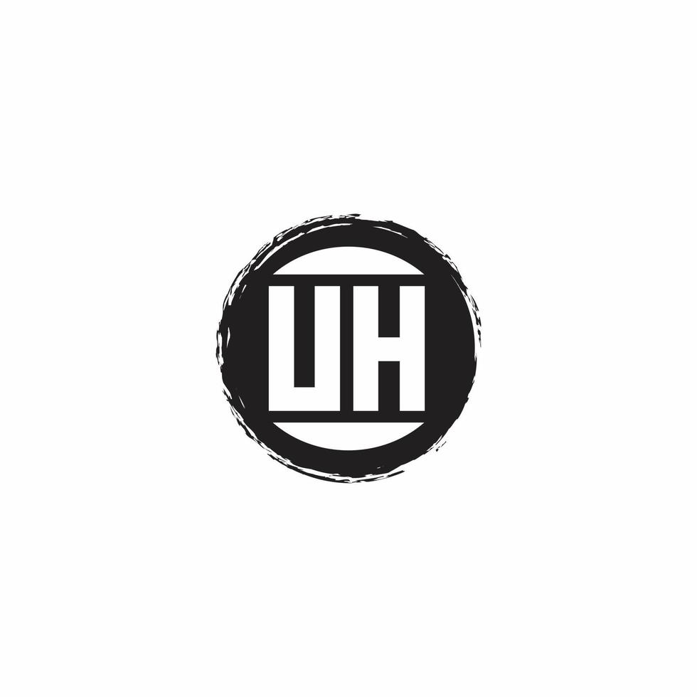 Logo monogram design template vector
