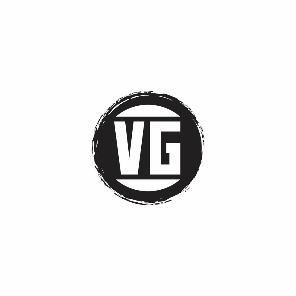 Logo monogram design template vector