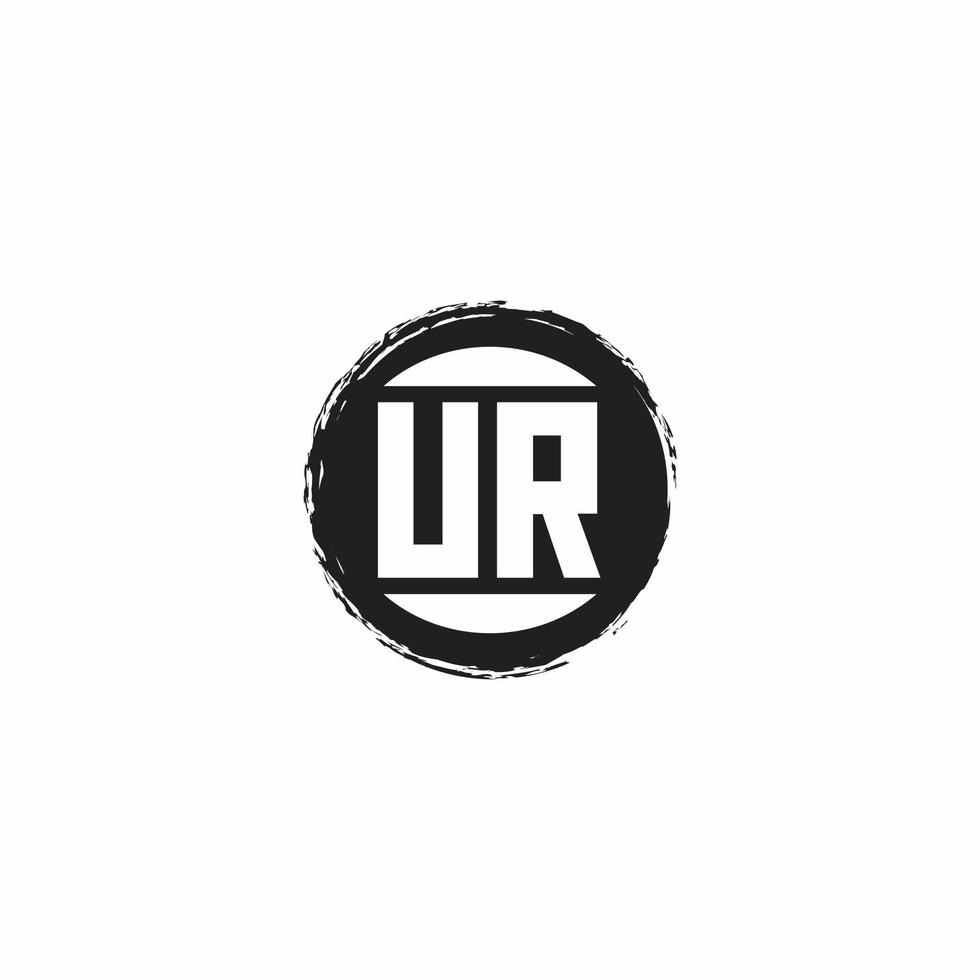Logo monogram design template vector