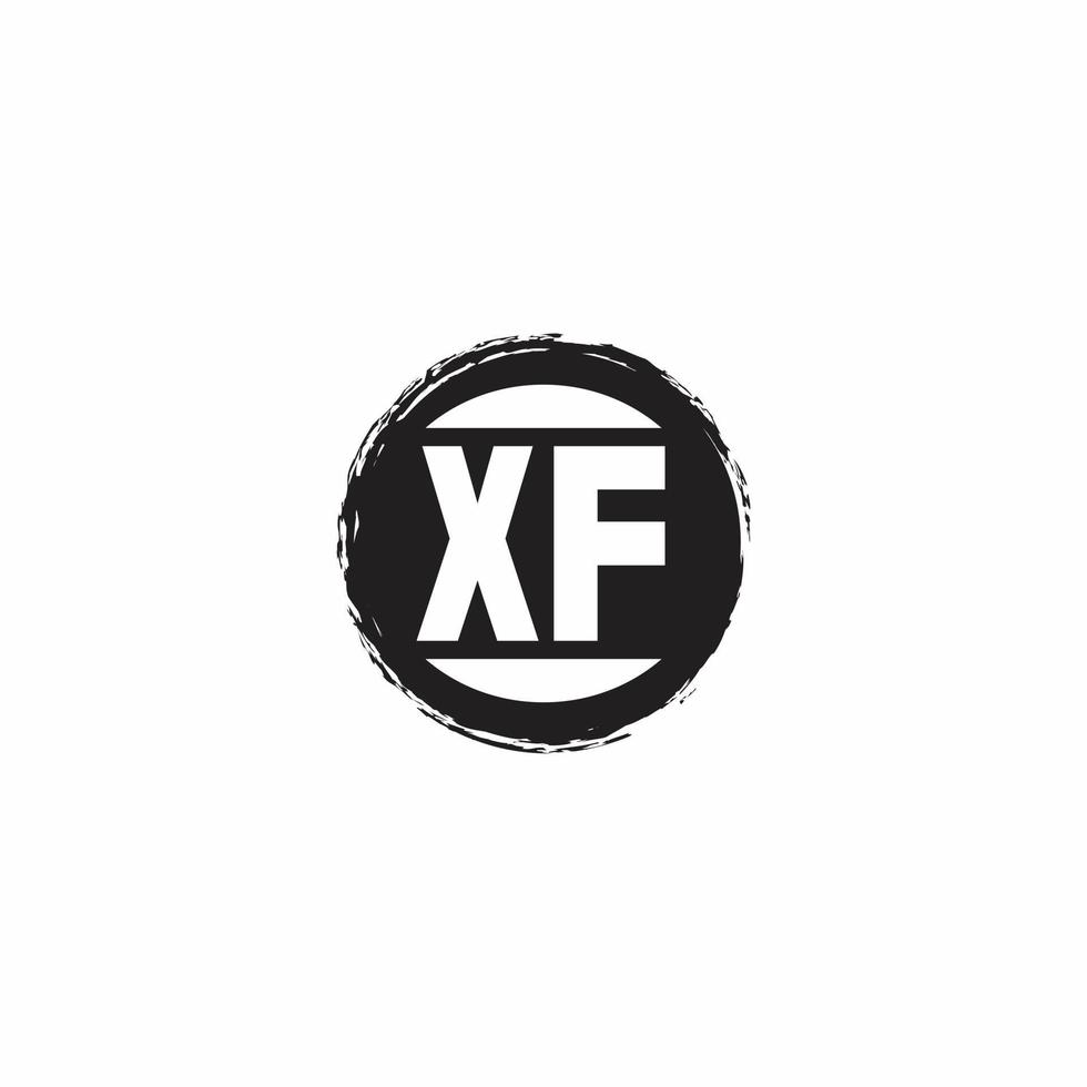 Logo monogram design template vector