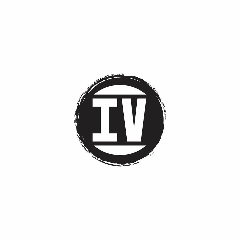 Logo monogram design template vector