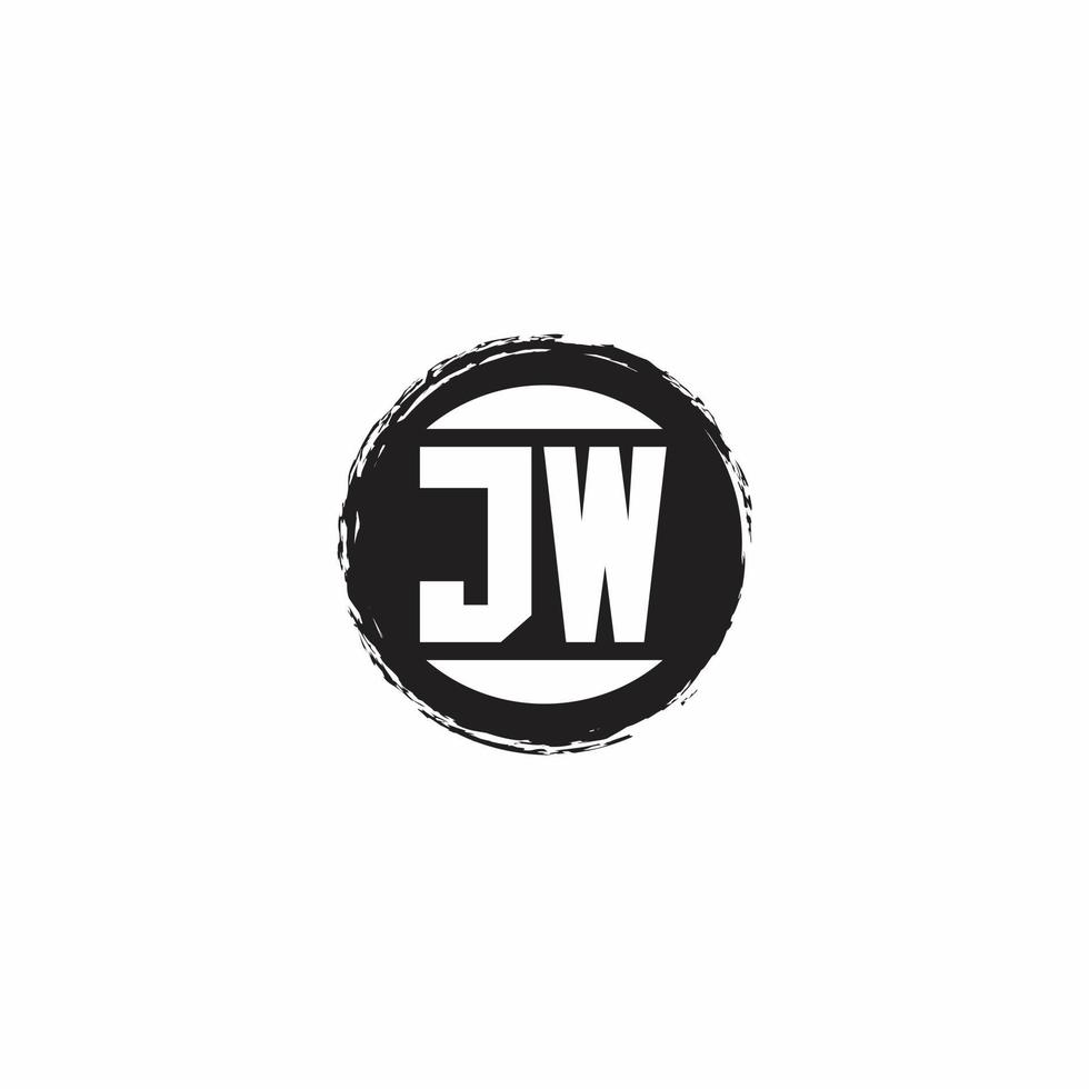 Logo monogram design template vector