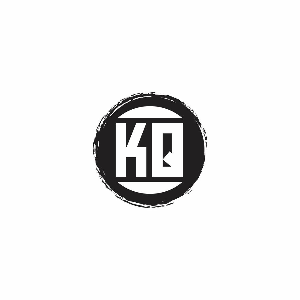 Logo monogram design template vector
