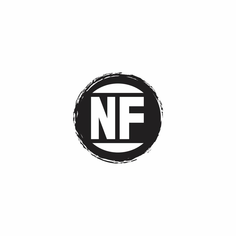 Logo monogram design template vector