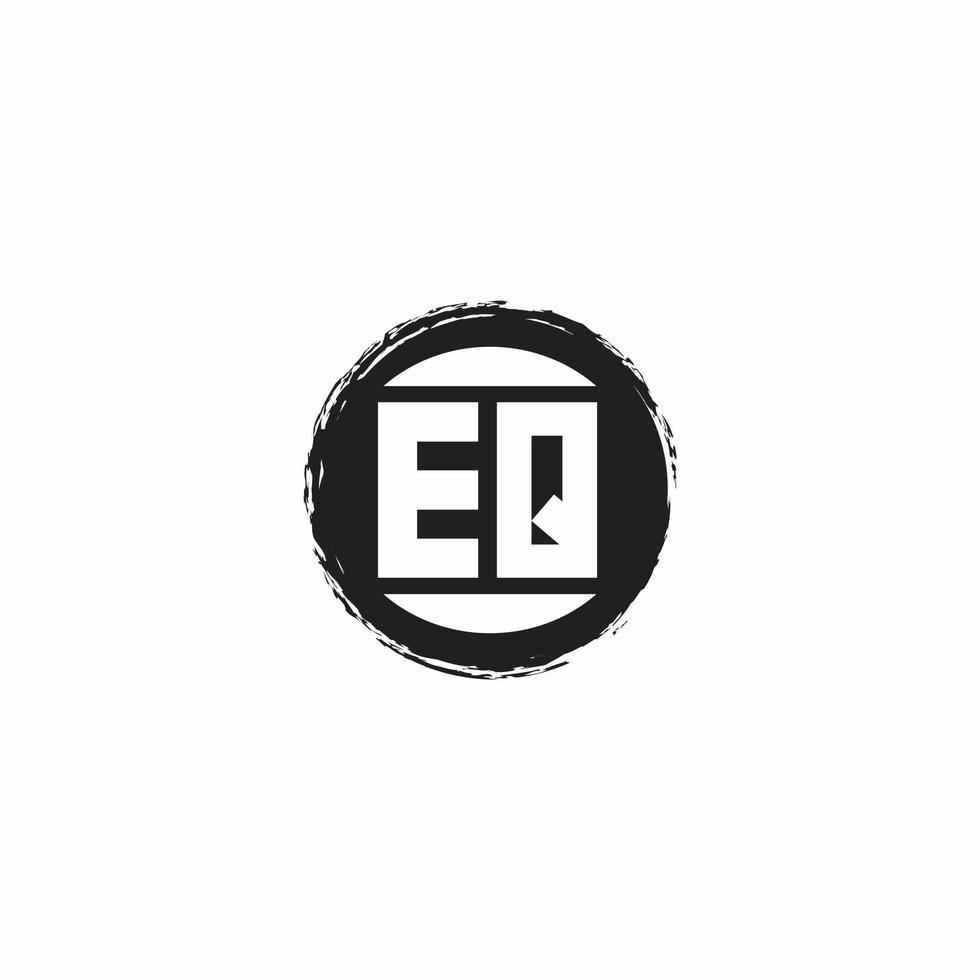 Logo monogram design template vector