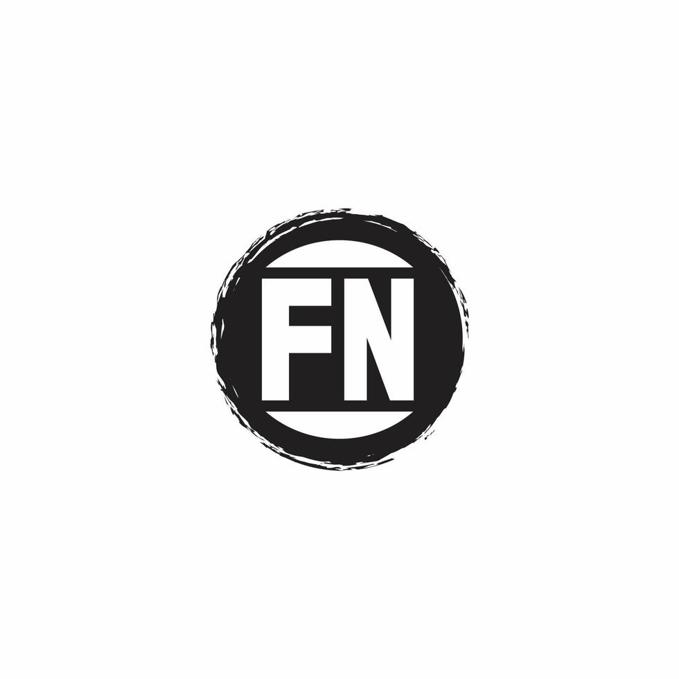 Logo monogram design template vector