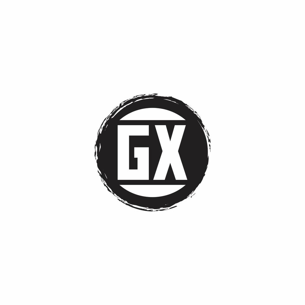 Logo monogram design template vector