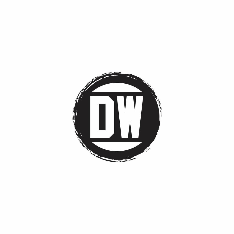 Logo monogram design template vector