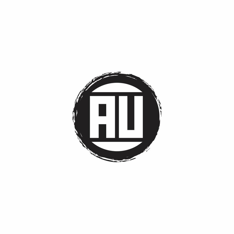 Logo monogram design template vector